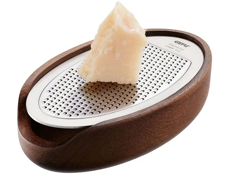 GEFU Käsereibe Parmezo Silber/Braun GEFU Käsereibe Parmezo Silber/Braun