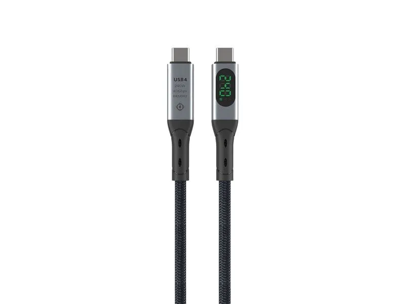 4smarts USB4-Kabel DigitCord Enterprise 240W USB C - USB C 1.5 m 4smarts USB4-Kabel DigitCord Enterprise 240W USB C - USB C 1.5 m