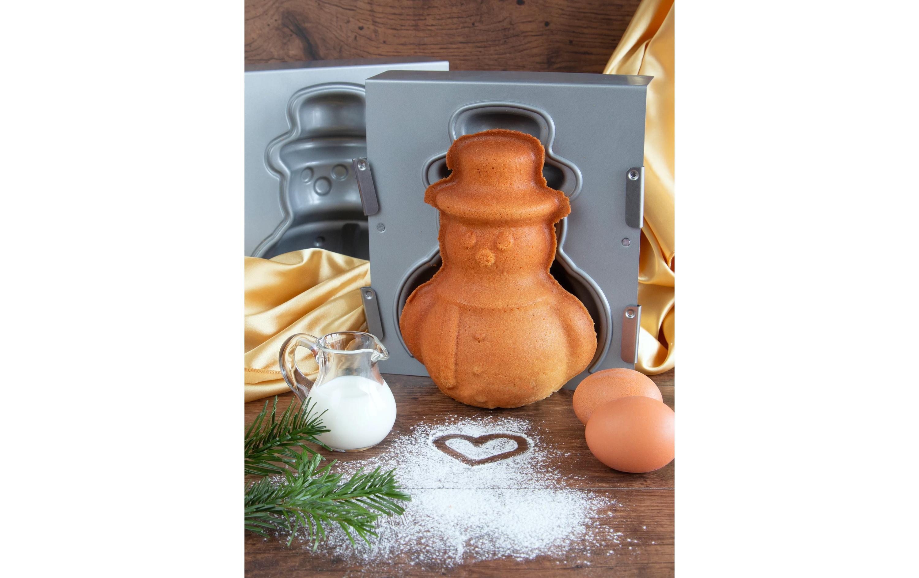 Städter Cake-Backform 3D Schneemann 19 x 21 x 12 cm