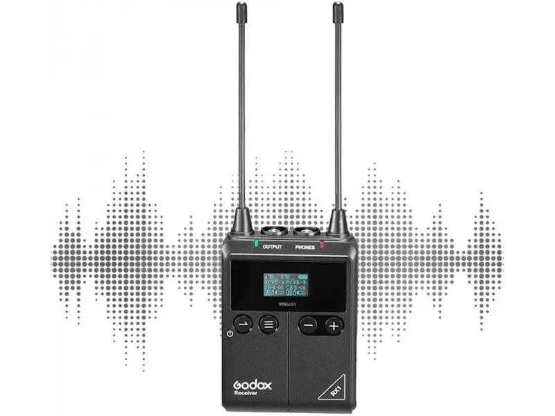 Godox Übertragungssystem WmicS1 UHF Funkempfänger RX
