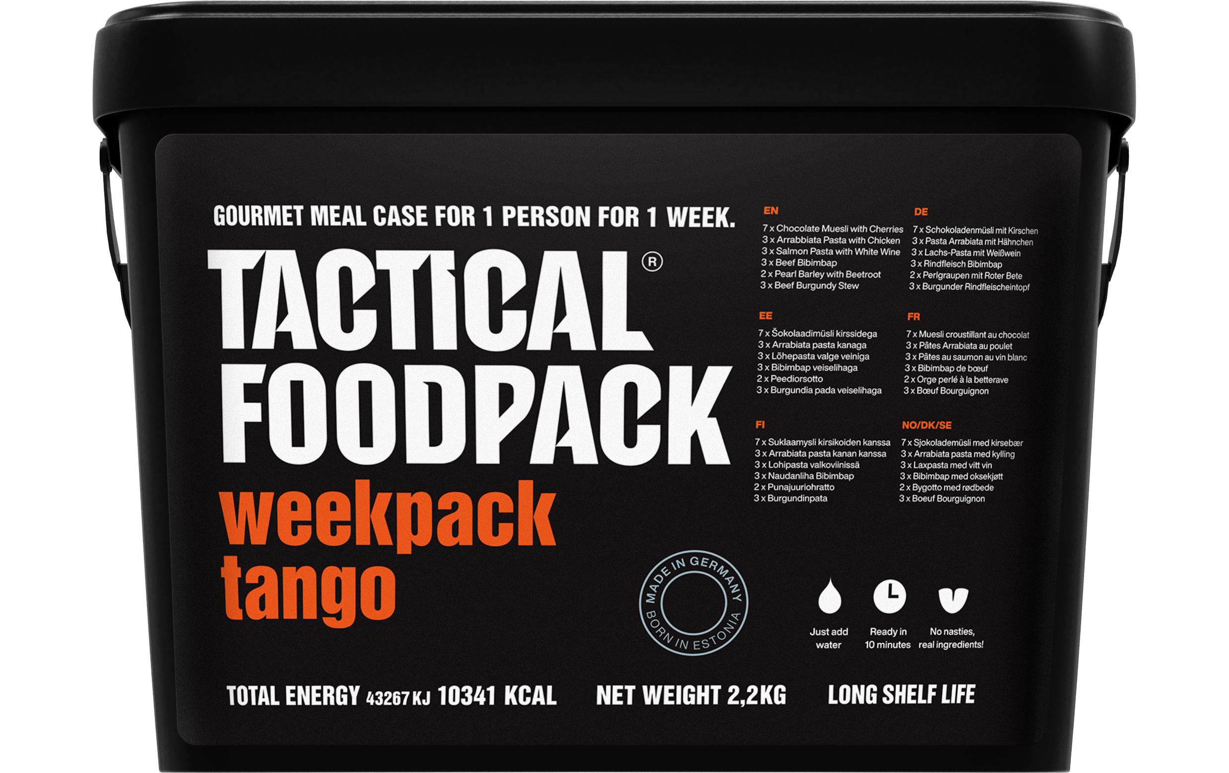 Tactical Foodpack Hauptgericht Weekpack Tango