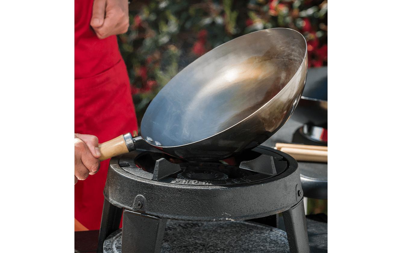 Hot Wok Original 7 kW + Regler & Wok Hochleistungs-Wok-Set