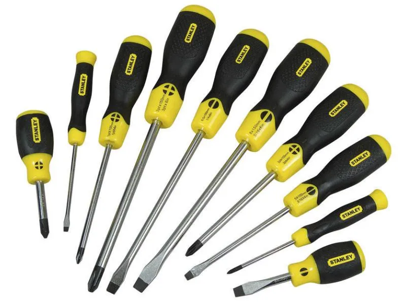 Stanley Schraubenzieher-Set CushionGrip 10-teilig Stanley Schraubenzieher-Set CushionGrip 10-teilig