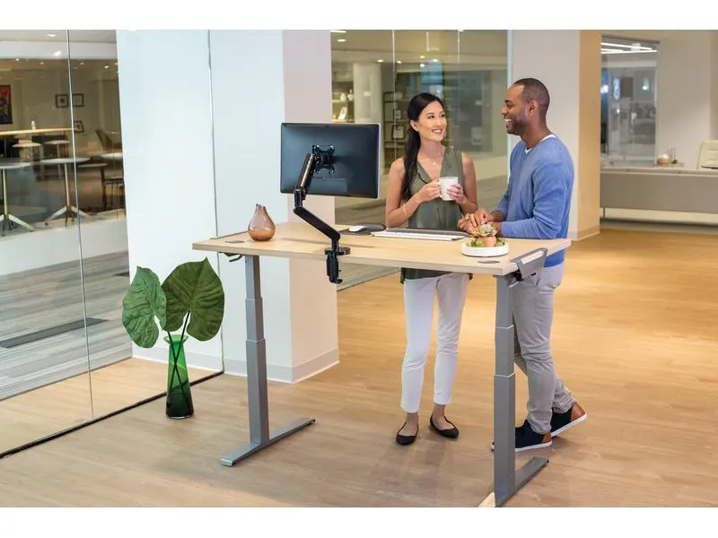 Fellowes Steh- & Sitzgestell Levado ohne Tischplatte, Weiss Fellowes Steh- & Sitzgestell Levado ohne Tischplatte, Weiss