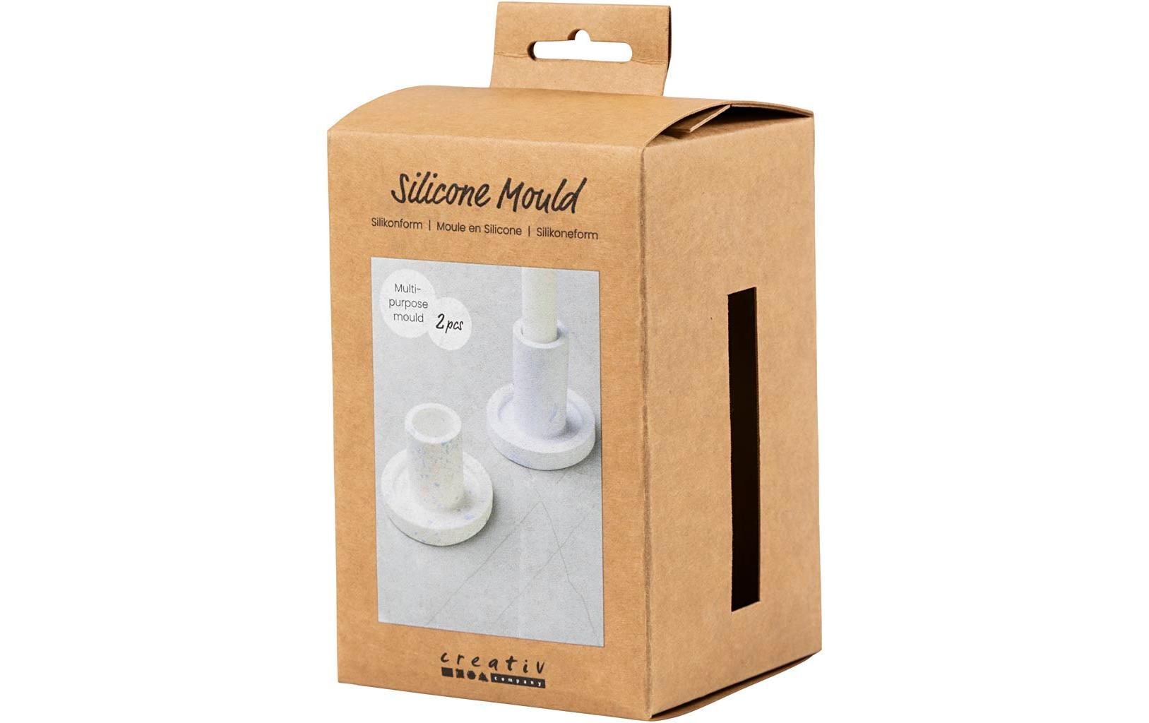 Creativ Company Giessform Silikon Kerzenhalter, 2 Sück Creativ Company Giessform Silikon Kerzenhalter, 2 Sück