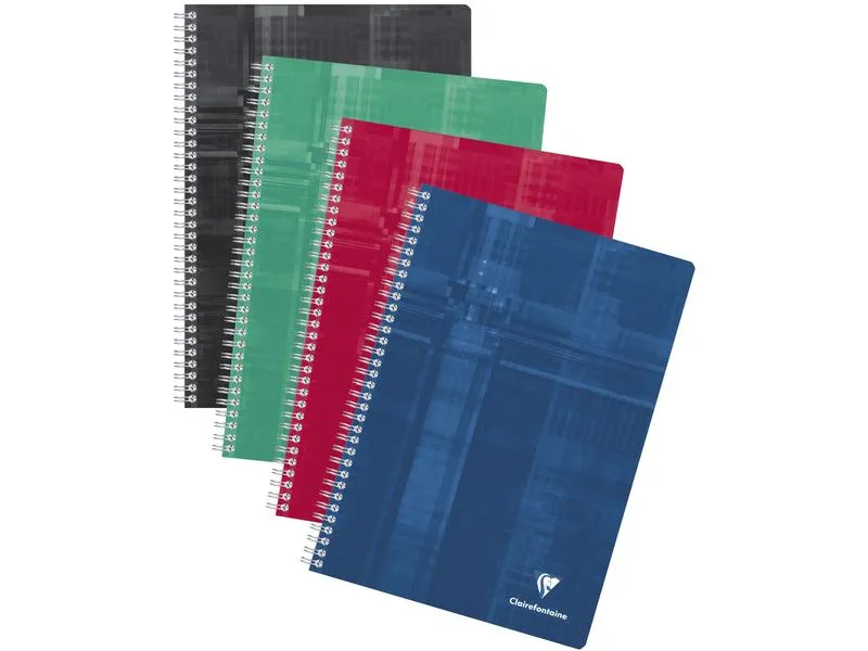 Clairefontaine Schulheft Matris, 90 Blatt, A4, 5 mm kariert, assortiert
