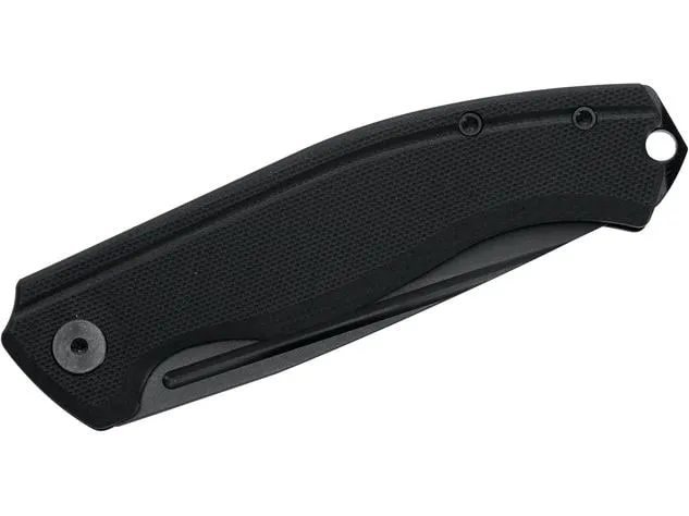 Herbertz Taschenmesser Kompakt Liner Lock G10 schwarz, schwarze Kl. Herbertz Taschenmesser Kompakt Liner Lock G10 schwarz, schwarze Kl.