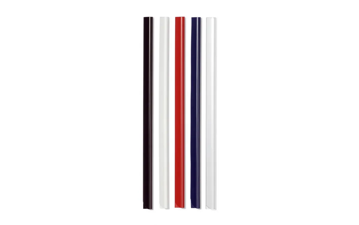 DURABLE Klemmschiene 3 mm, Dunkelblau, 50 Schienen DURABLE Klemmschiene 3 mm, Dunkelblau, 50 Schienen