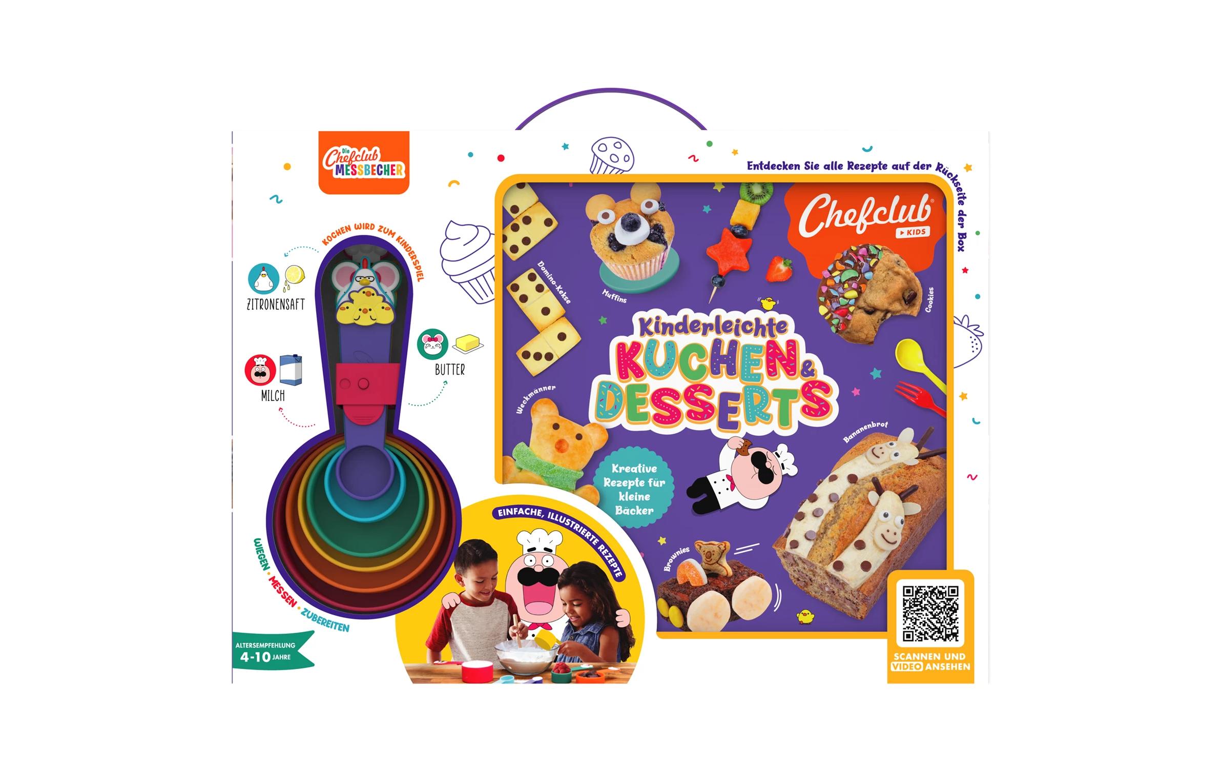 Chefclub Rezeptbuch Kuchen & Desserts 6er Set, Mehrfarbig Chefclub Rezeptbuch Kuchen & Desserts 6er Set, Mehrfarbig