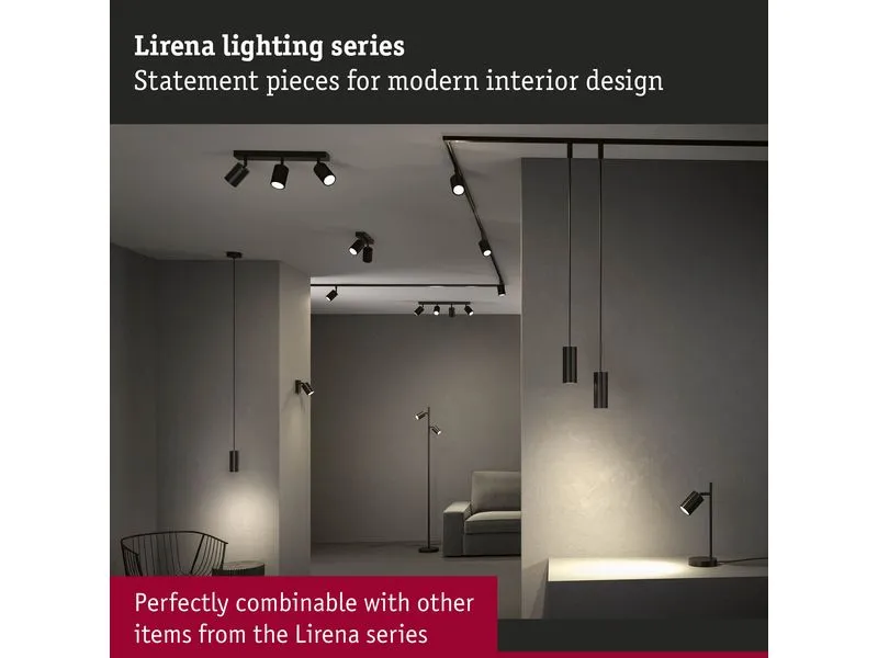 Paulmann Spotlight Lirena GU10 max. 4 x 10W Schwarz matt Metall Paulmann Spotlight Lirena GU10 max. 4 x 10W Schwarz matt Metall