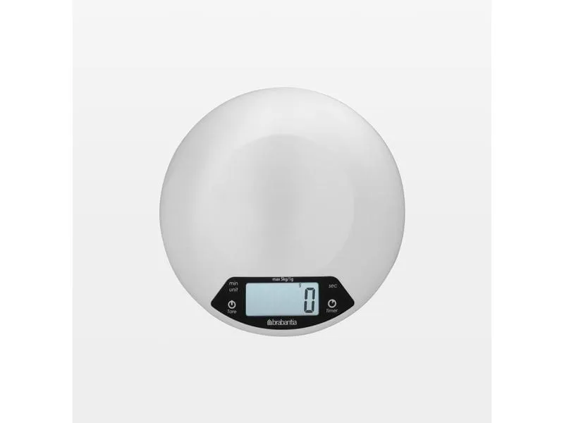 Brabantia Küchenwaage Profile Silber