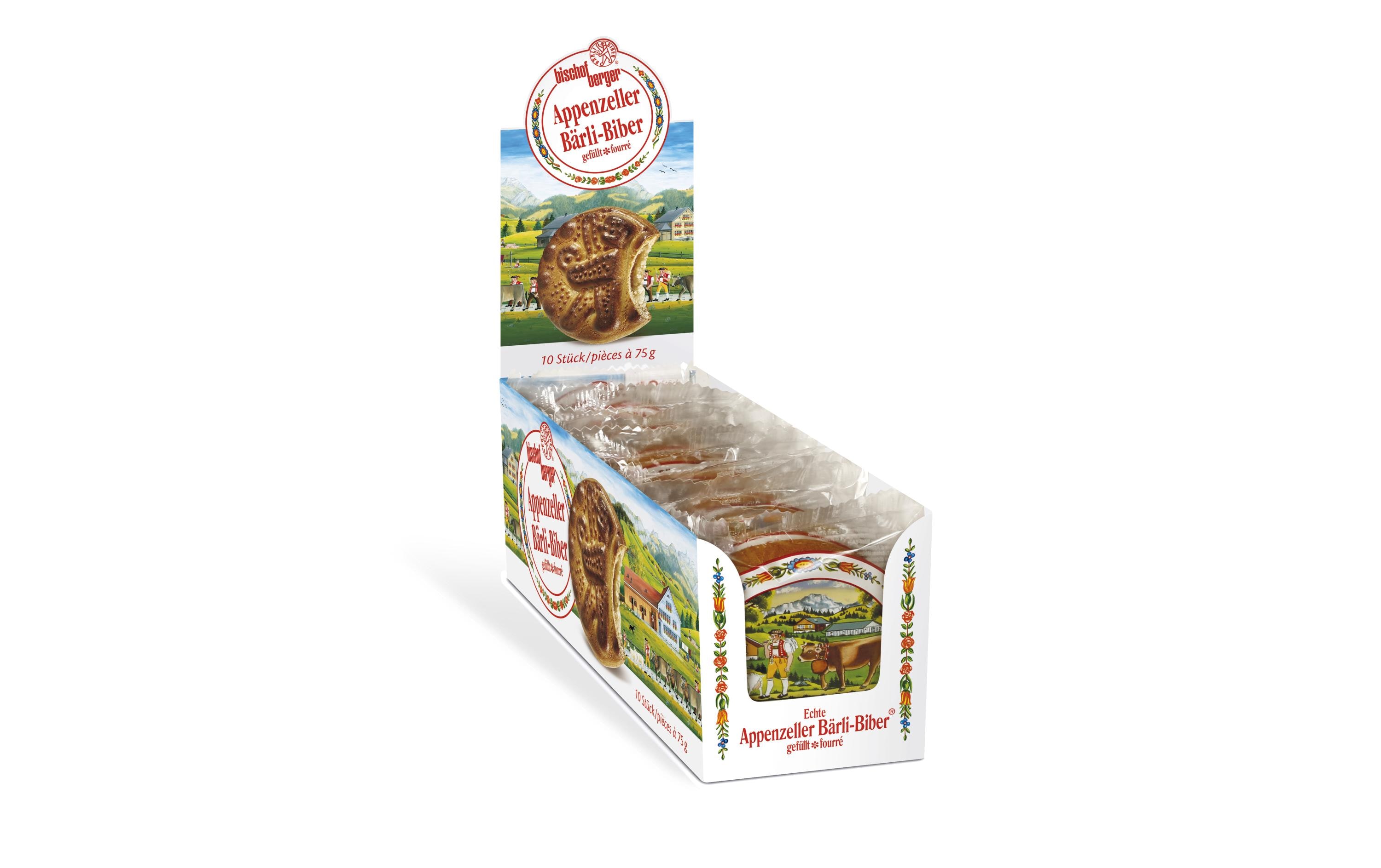 Bischofberger Gebäck Appenzeller Bärli – Biber 10 x 75 g Bischofberger Gebäck Appenzeller Bärli – Biber 10 x 75 g