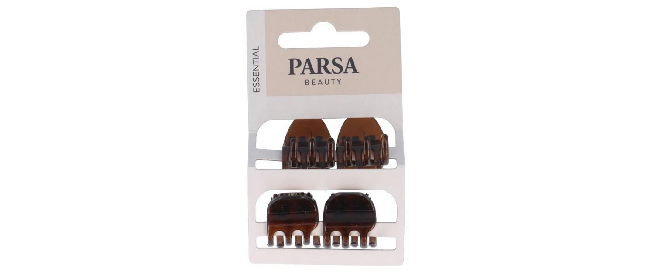 Parsa Beauty Haarklemme klein Havanna 4 Stück