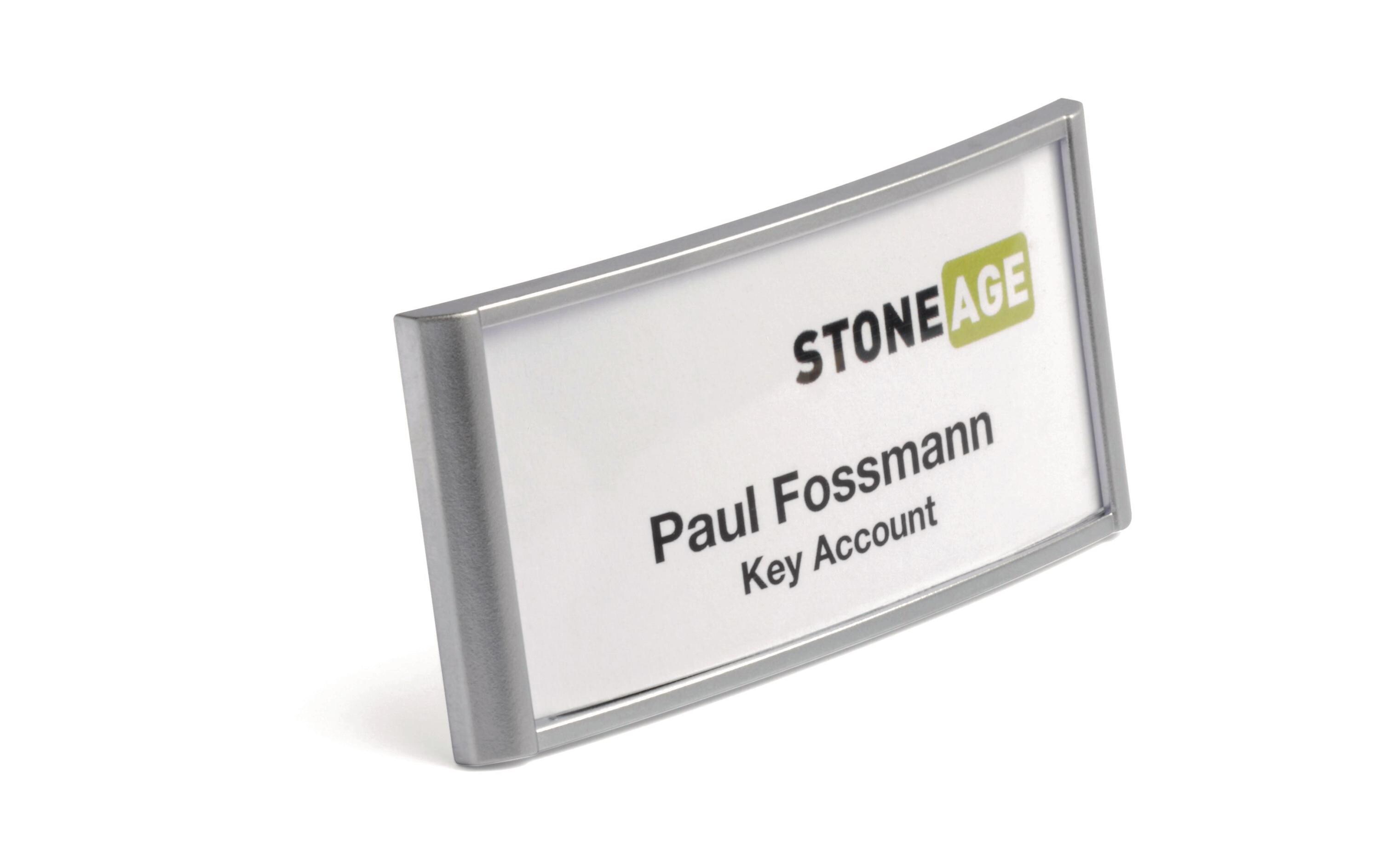 DURABLE Namensschild mit Clip Classic 65 x 30 mm, 10 Stück