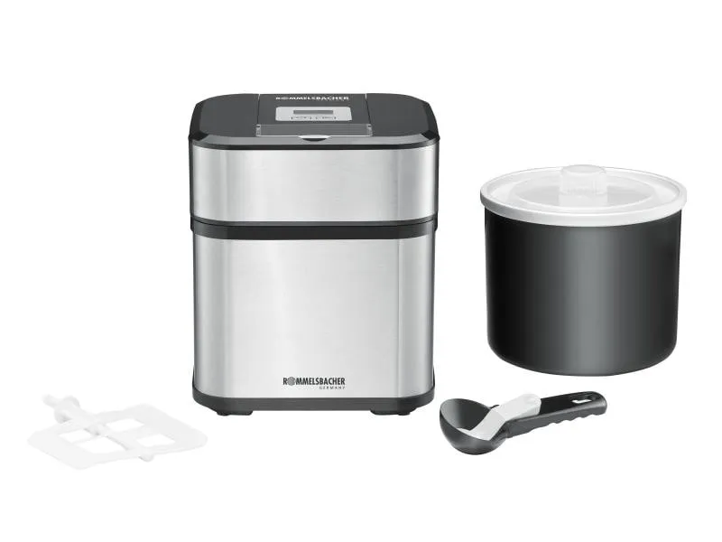 Rommelsbacher Glacemaschine 4in1 0.5 l, Silber Rommelsbacher Glacemaschine 4in1 0.5 l, Silber
