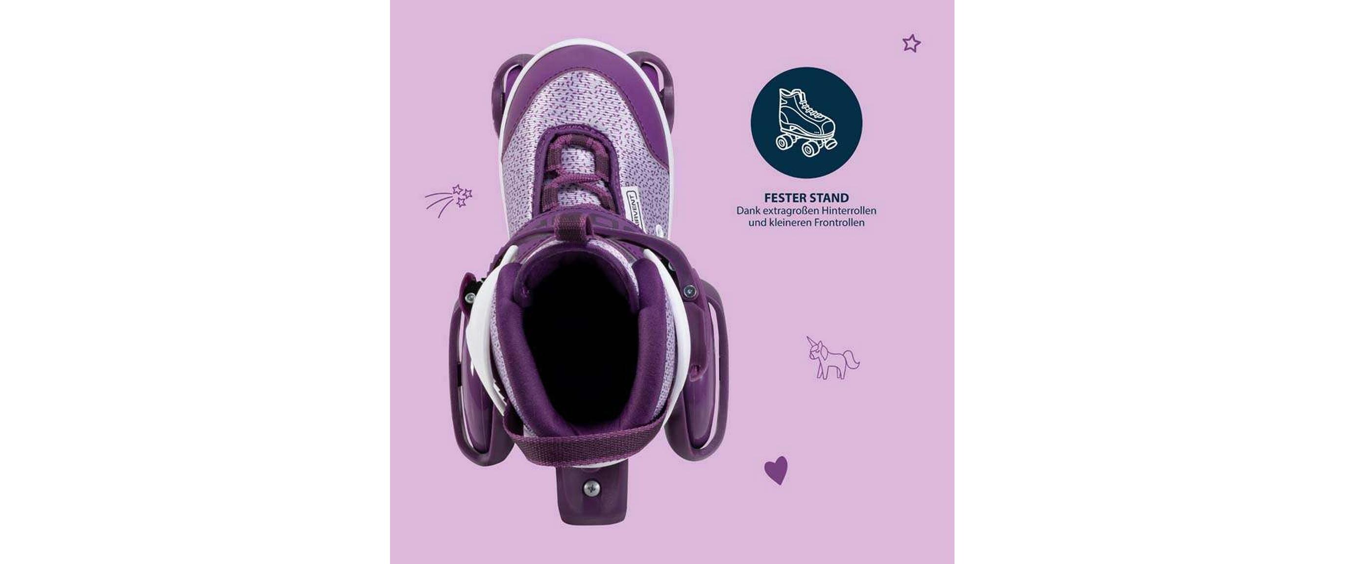 Hudora Inline-Skates My First Quad Lila, 30-33