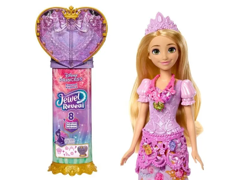 Disney Princess Jewel Reveal Rapunzel Modepuppe Assortiert