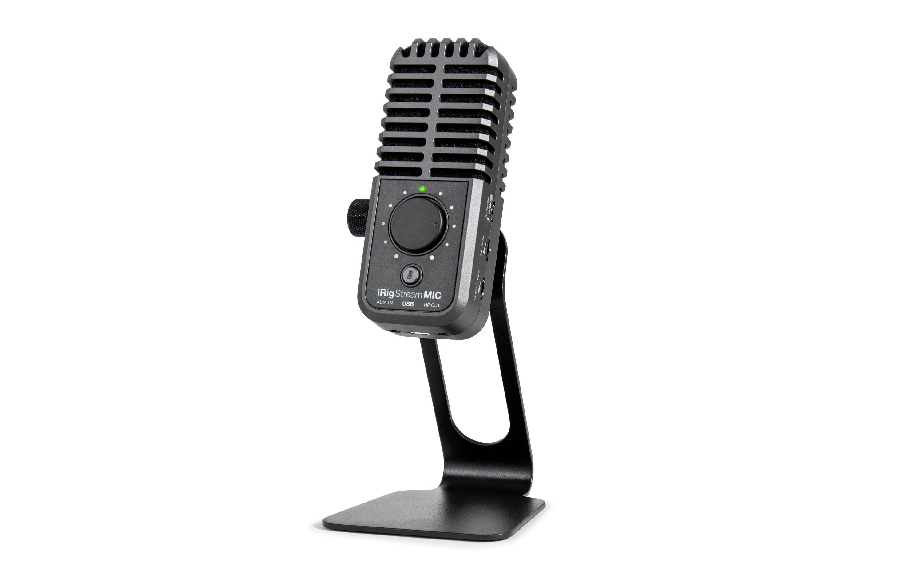 IK Multimedia Kondensatormikrofon iRig Stream Mic USB