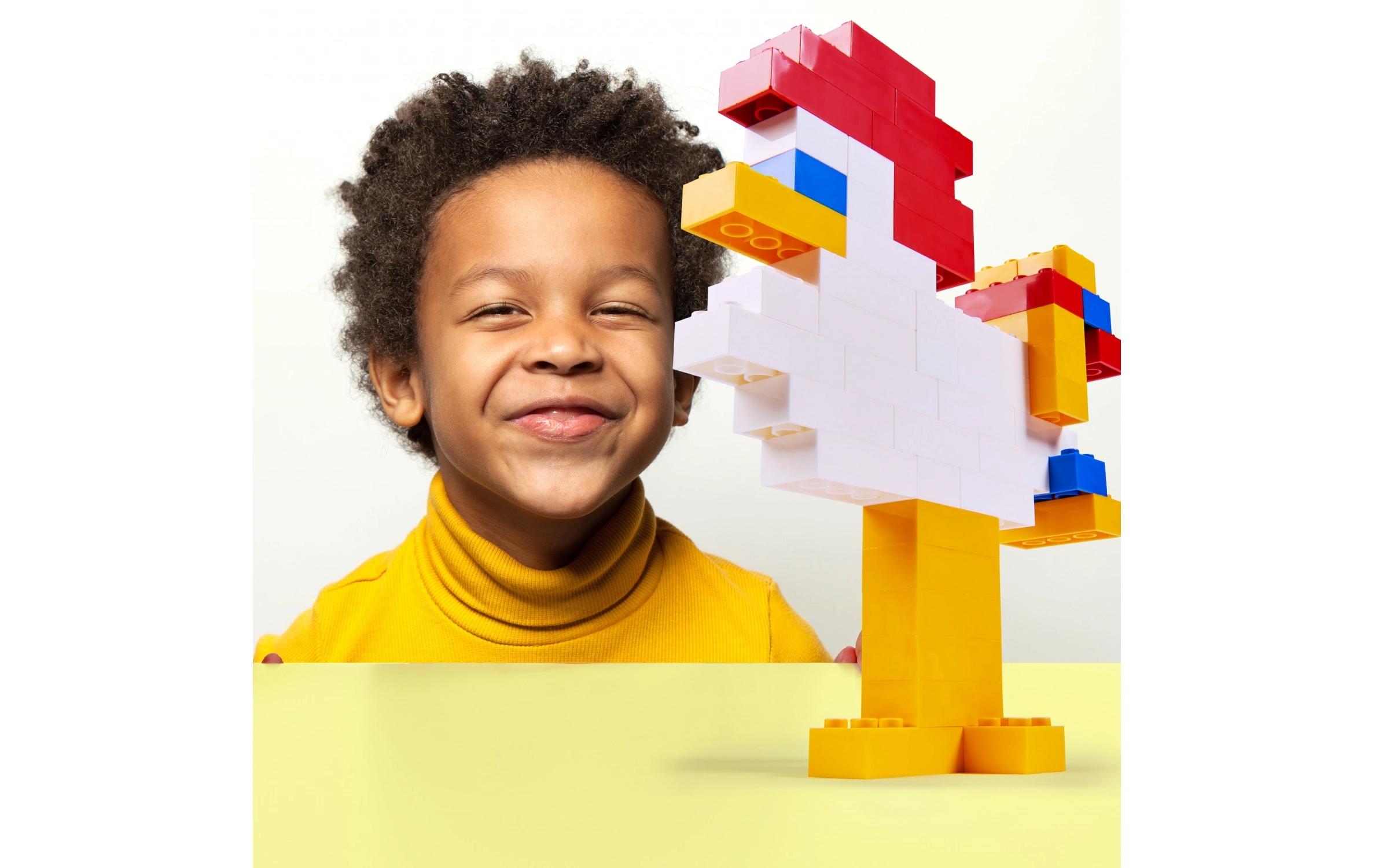 BLOX Bausteine 100 rote 4er Steine