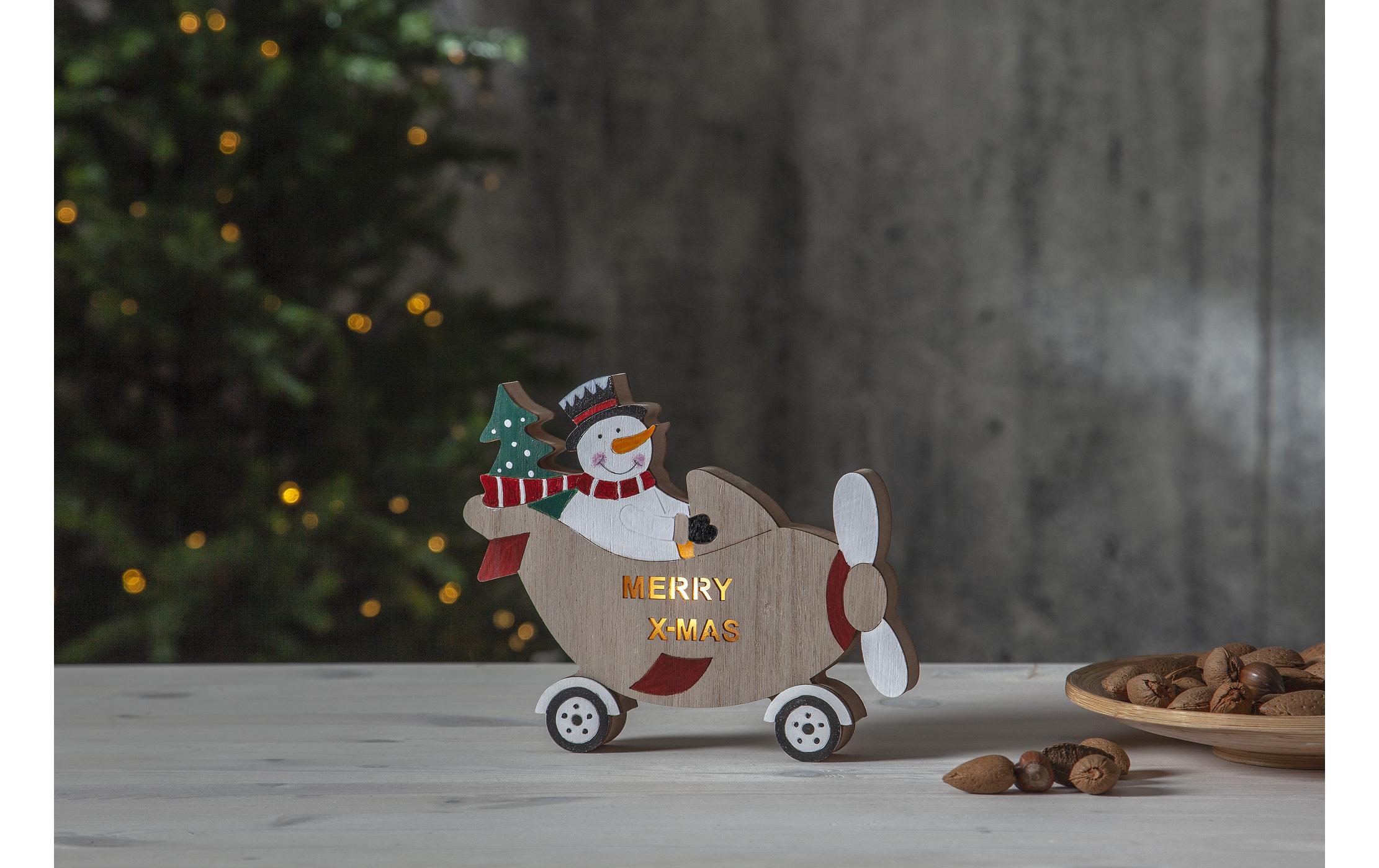 Star Trading Tisch Dekoration Billy, Nature, Warmweiss