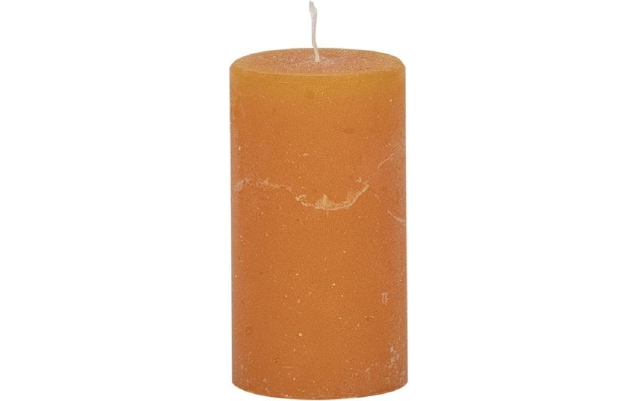 Weizenkorn Kerze Ice 9 cm x 5 cm, Mandarine, 6 Stück