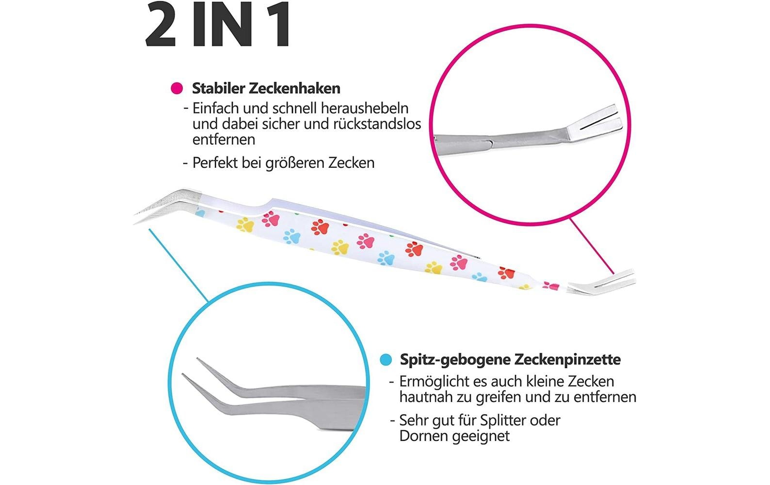 Helperfect Zeckenentferner Weiss
