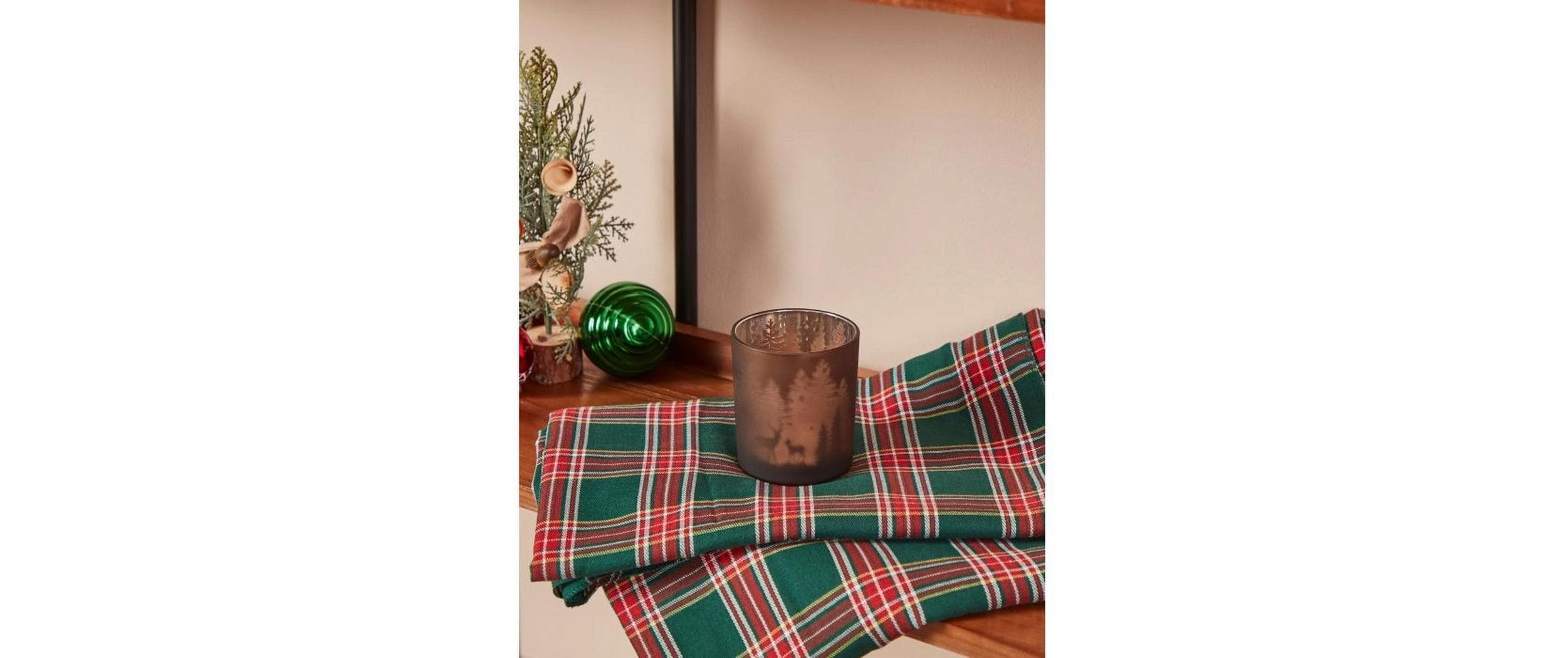 EGLO Winterlandschaft Lukut 10 cm Dunkelbraun, Glas