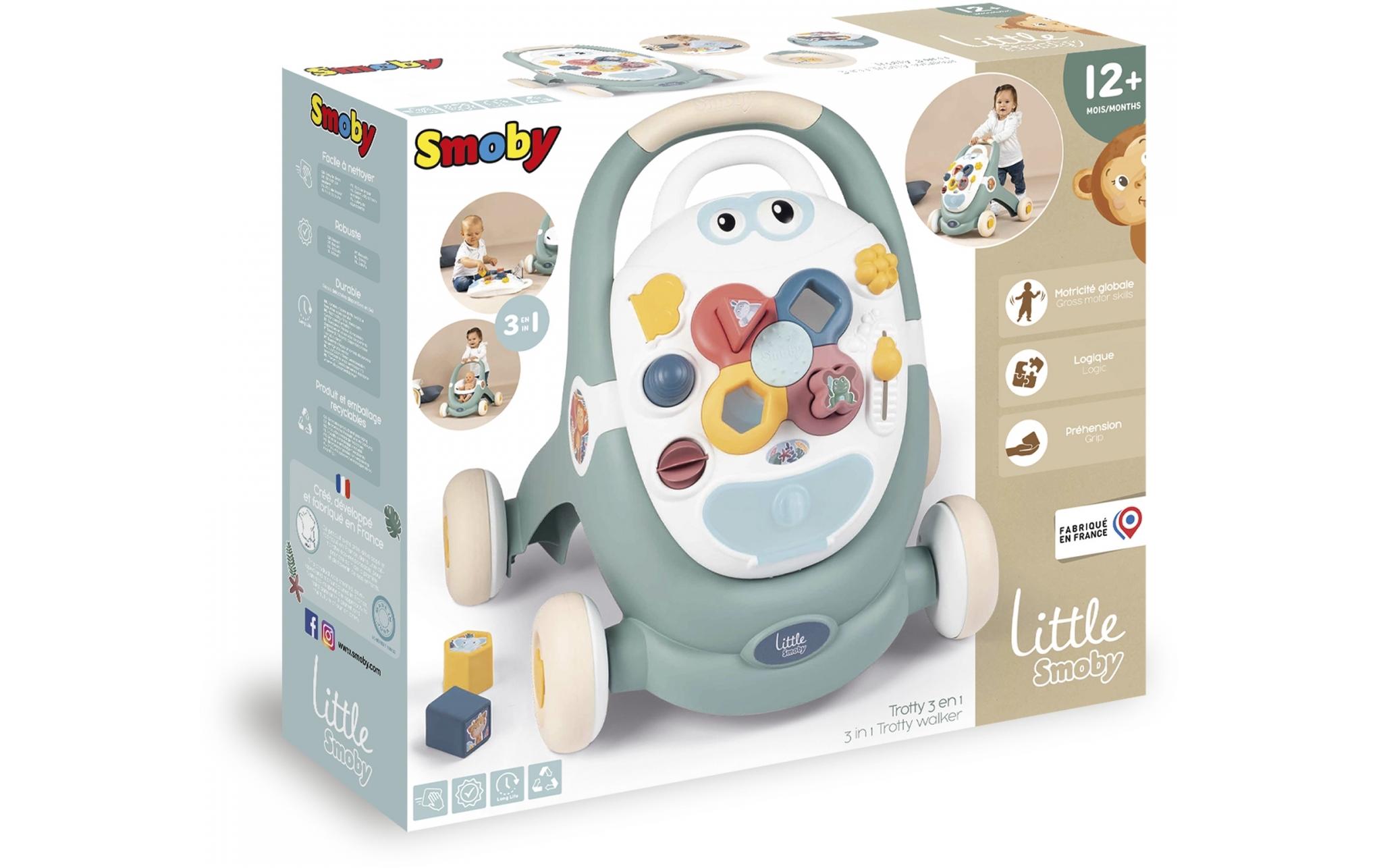 Smoby 3-in-1 Lauflernwagen