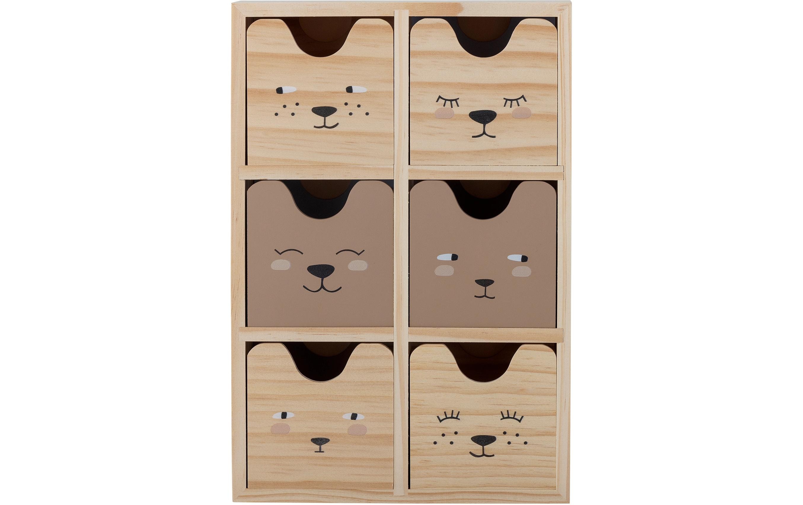 Bloomingville Setzkasten Calle 27 x 18 x 8 cm, Natur