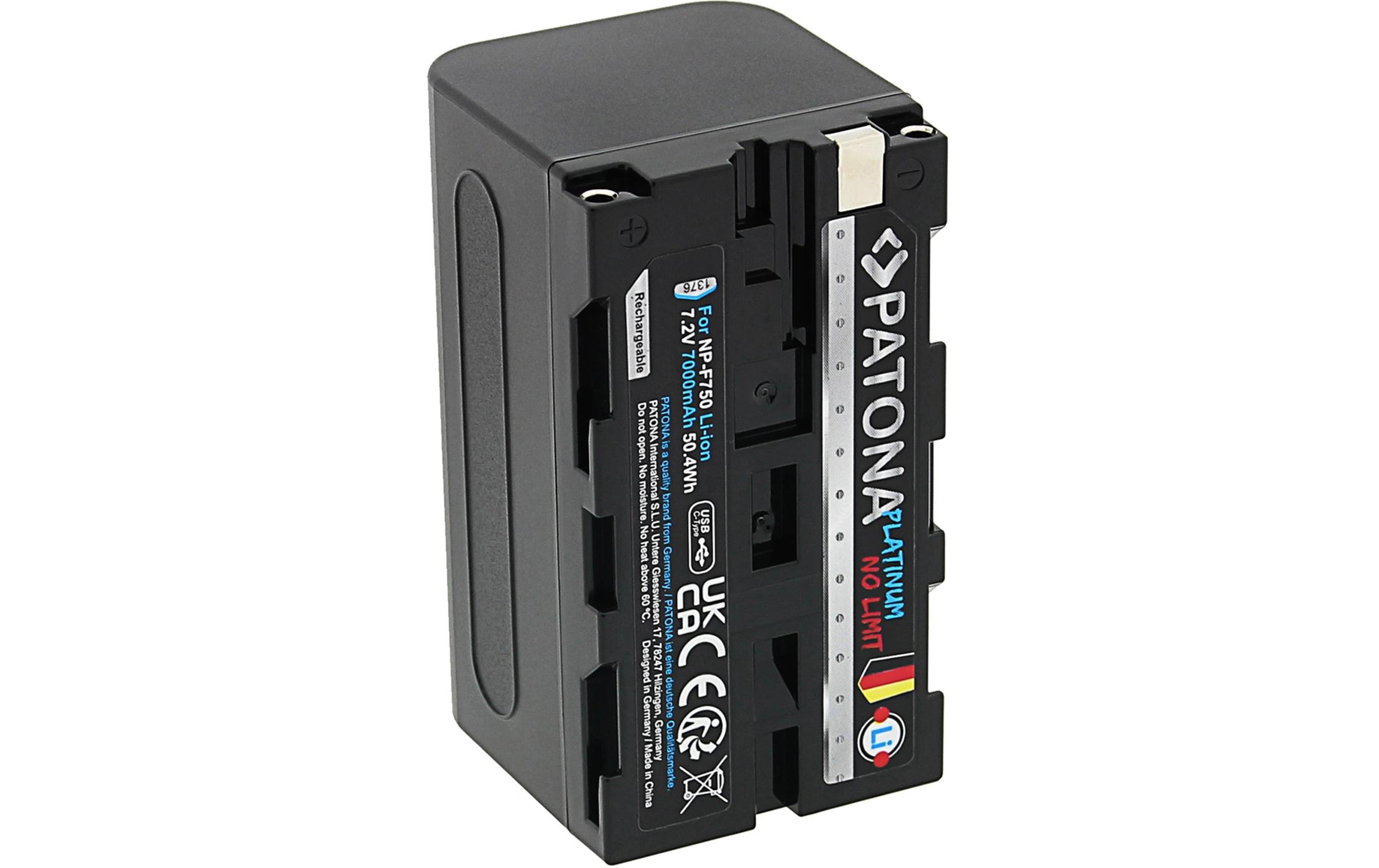 Patona Platinum Akku für Sony NP-F750