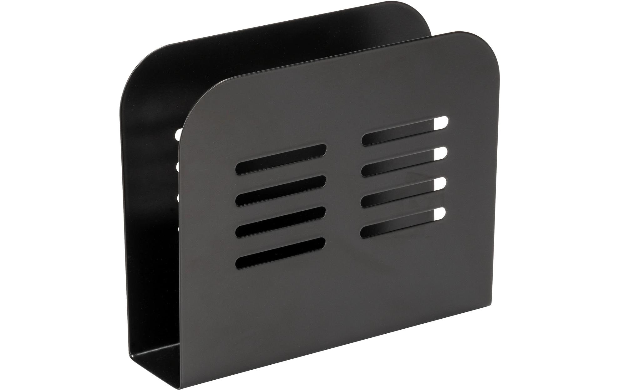 Wenko Serviettenhalter Baco Schwarz