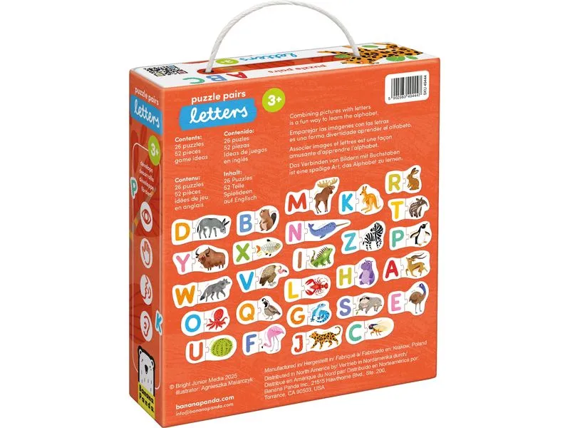 Banana Panda Puzzle Pairs Letters Pappe
