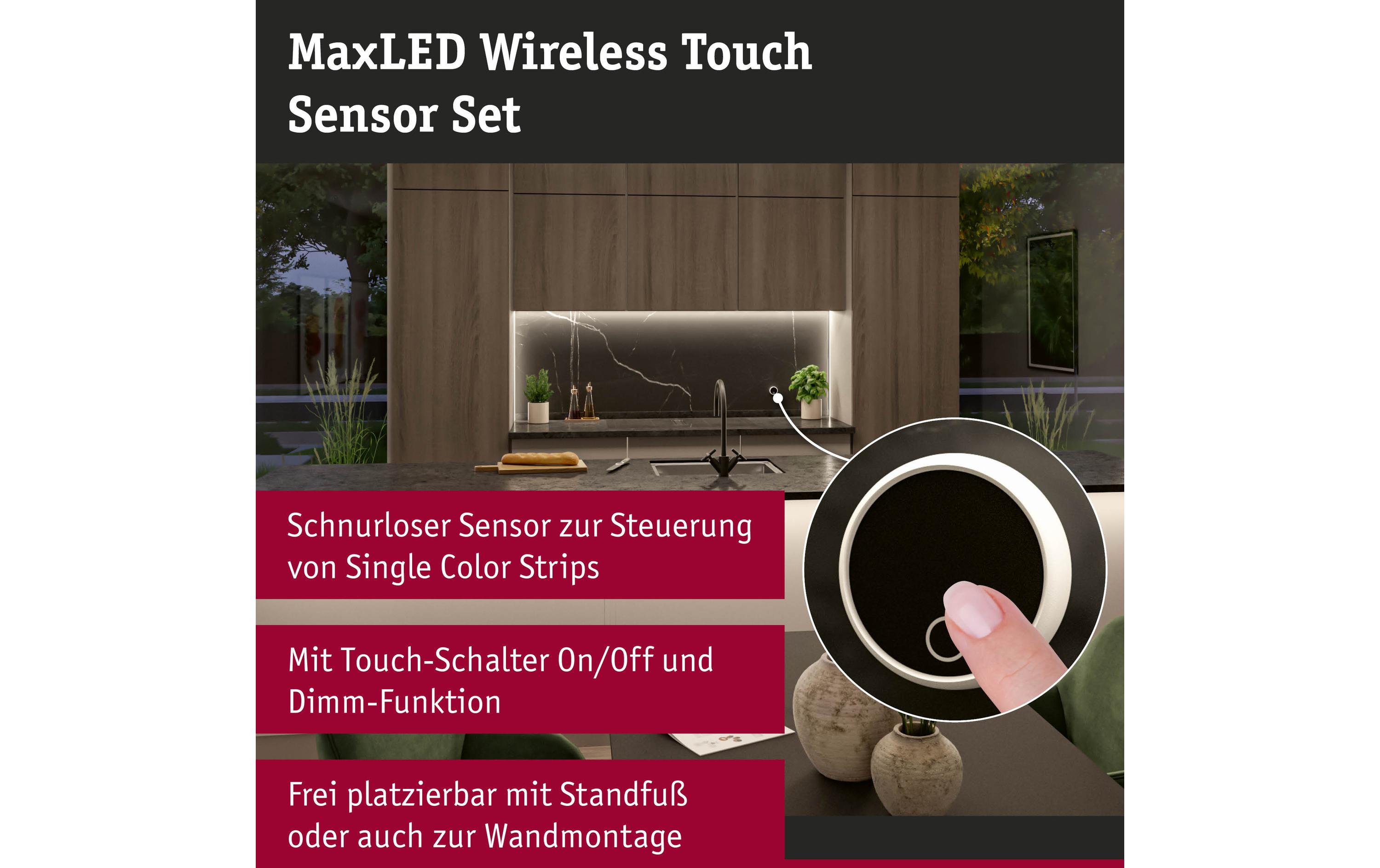 Paulmann MaxLED Wireless Touch Sensor Set Paulmann MaxLED Wireless Touch Sensor Set