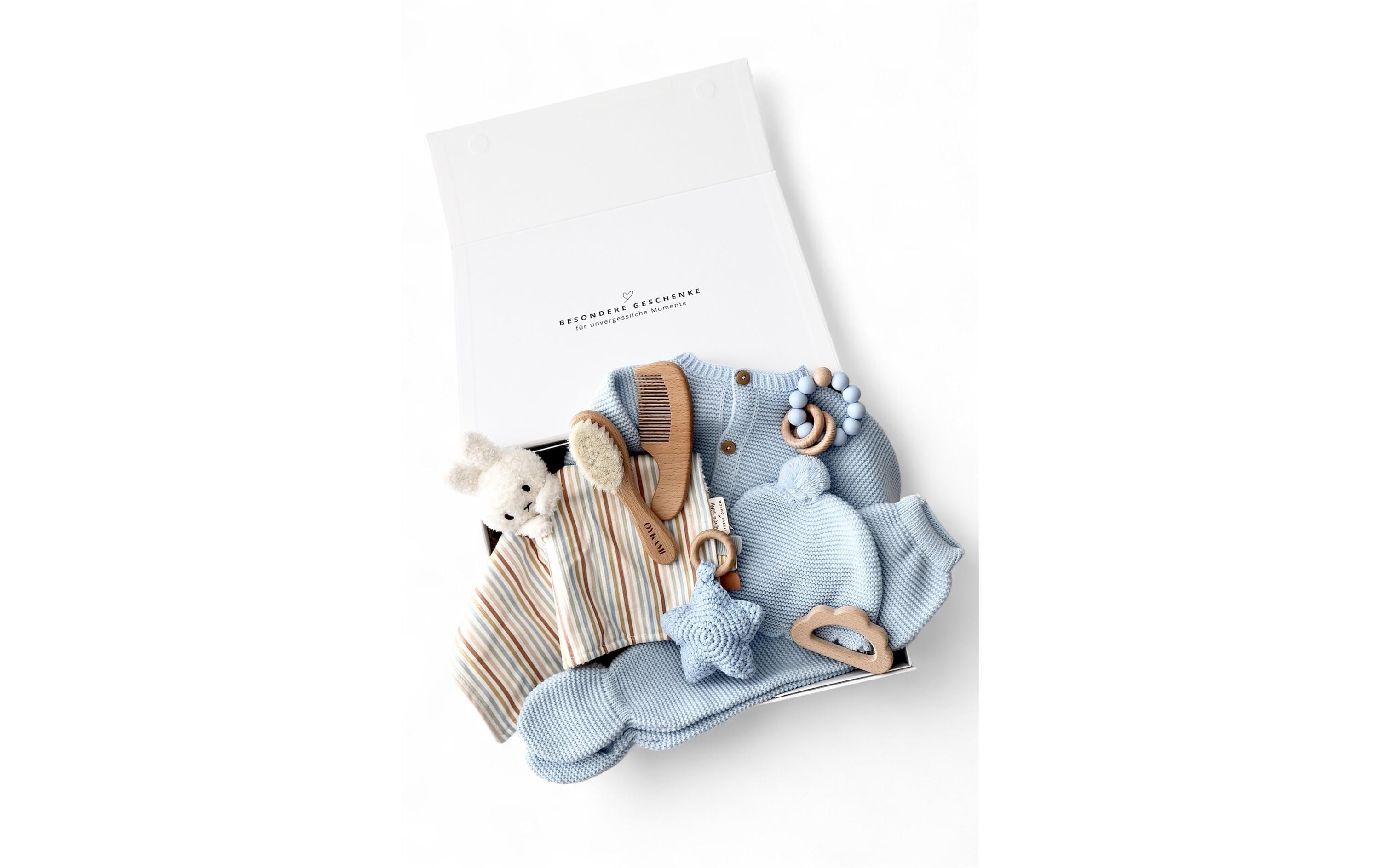 Oykami Geschenkset Babybox Siena Blau