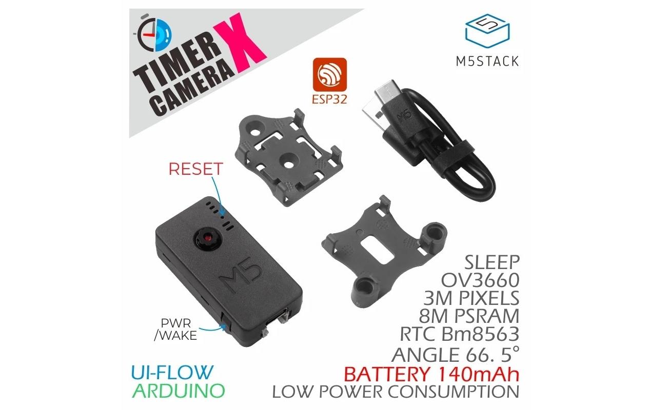 M5Stack Timer Kamera Modul Timer Kamera X ESP32, OV3660 M5Stack Timer Kamera Modul Timer Kamera X ESP32, OV3660