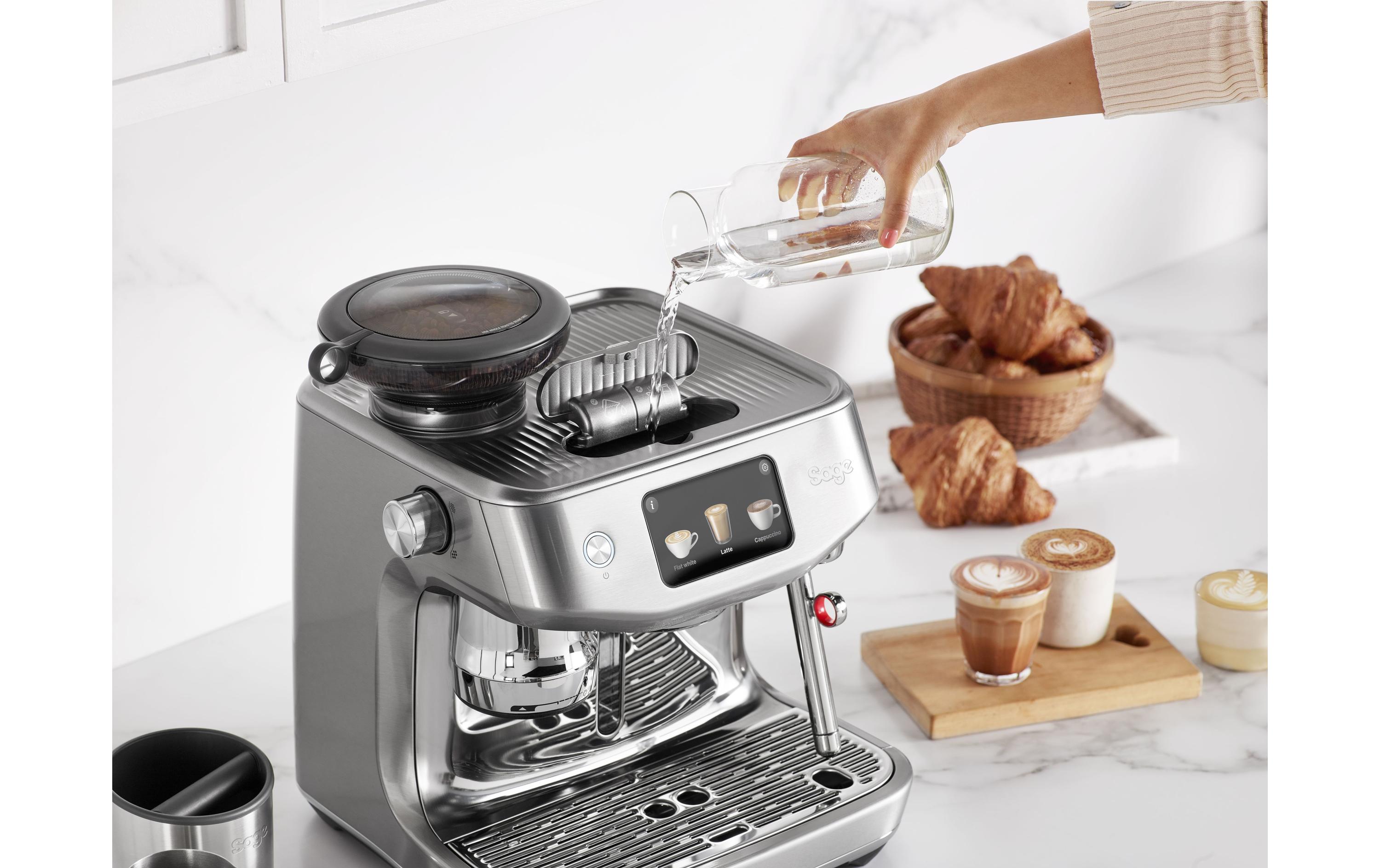 Sage Siebträgermaschine Oracle Jet SES985 Silber