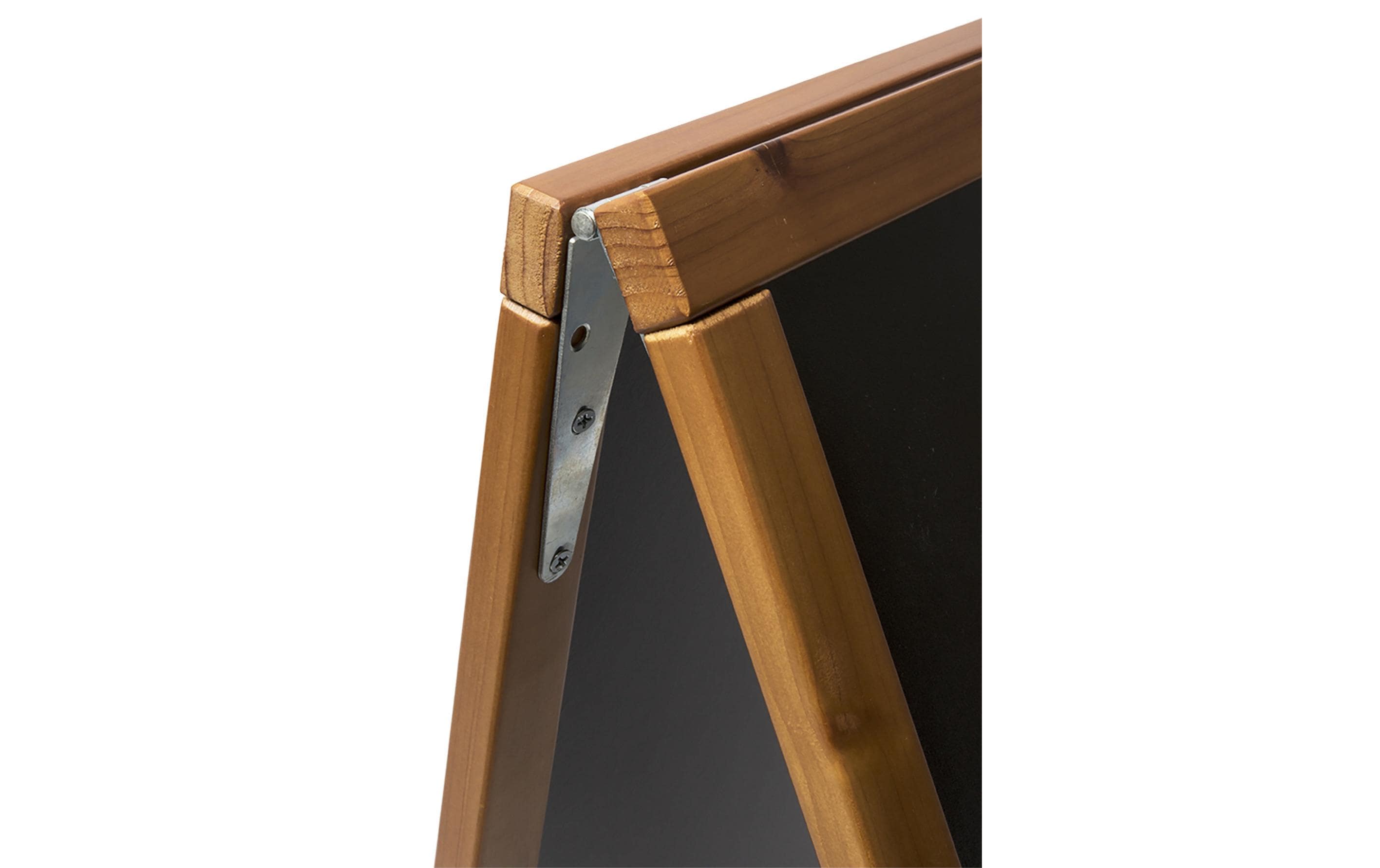 Securit Kreidetafel Teak Finish 55 x 85 cm Schwarz/Hellbraun