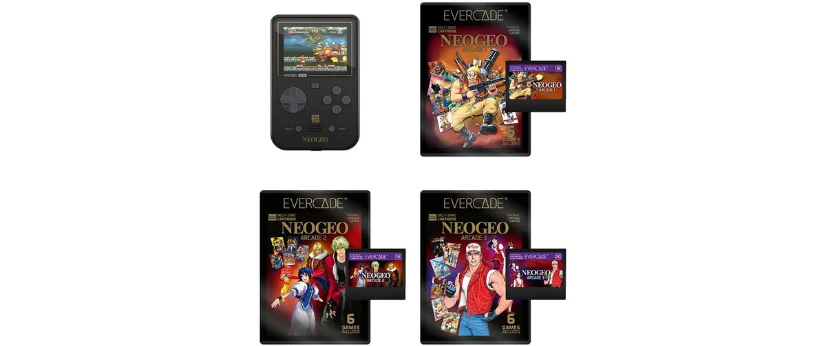 Blaze Super Pocket – Neo Geo Starter Bundle 3 Cartridges Blaze Super Pocket – Neo Geo Starter Bundle 3 Cartridges