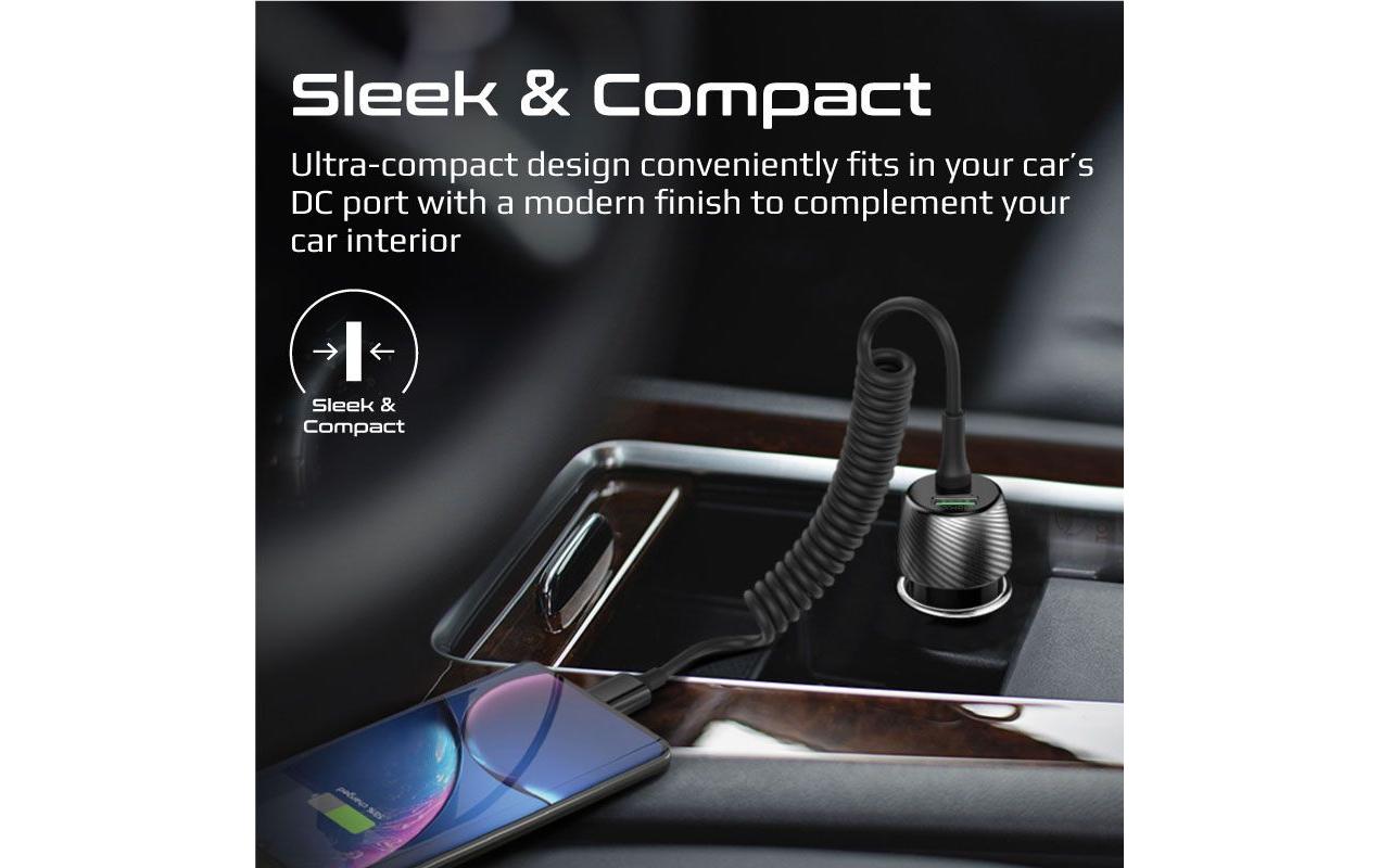 Promate Autoladegerät PowerDrive-33PDC QC3.0, Car Charger Promate Autoladegerät PowerDrive-33PDC QC3.0, Car Charger