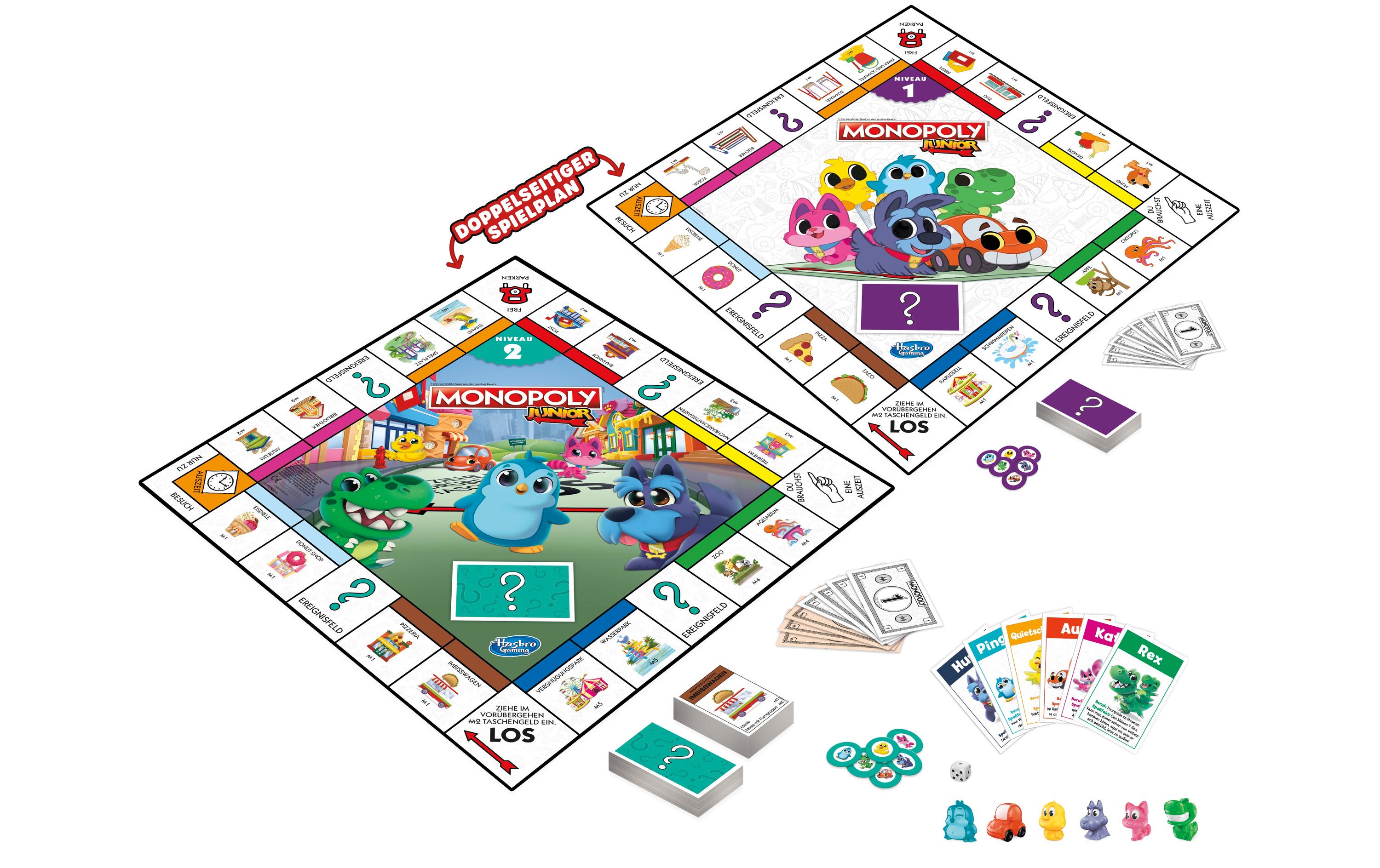 Hasbro Gaming Familienspiel Monopoly Junior -DE-