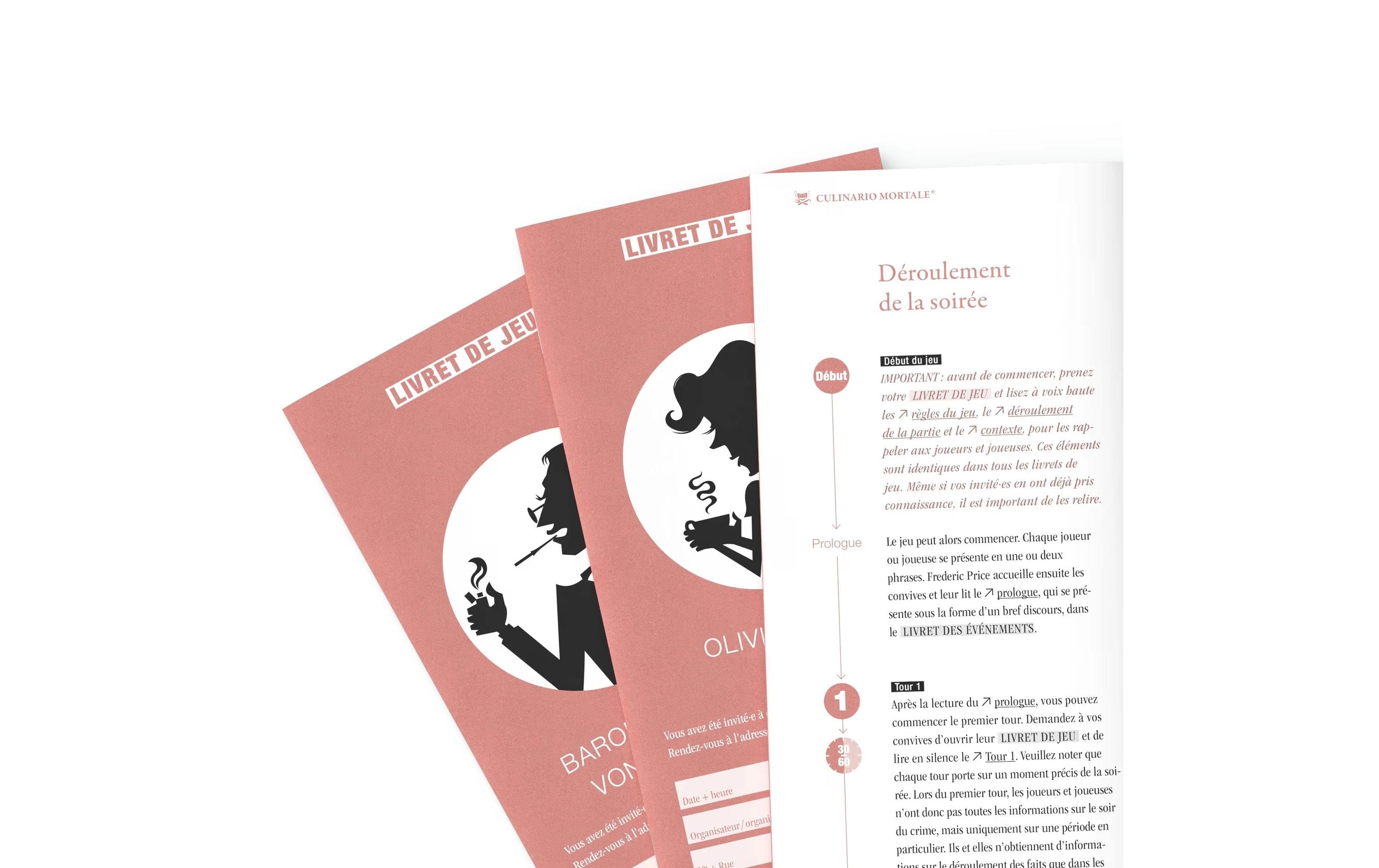 Culinario Mortale Partyspiel Meurtre au Prestige Hôtel