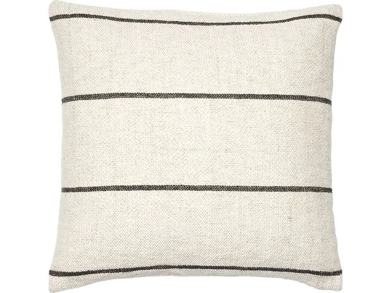 Broste Copenhagen Sigrid Baumwolle/Leinen, 1 Stück, Schwarz/Hellbeige