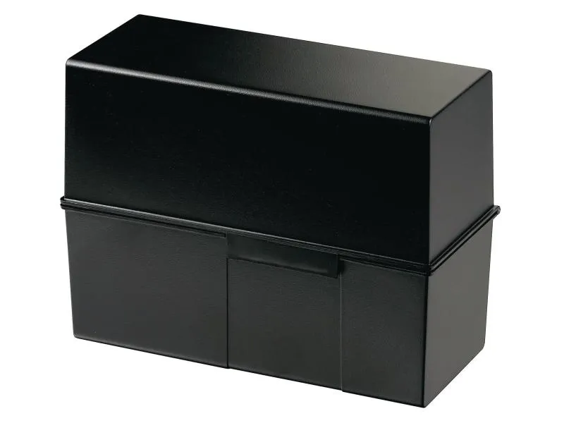 HAN Karteibox A5 Quer, 450 Karten, Schwarz HAN Karteibox A5 Quer, 450 Karten, Schwarz