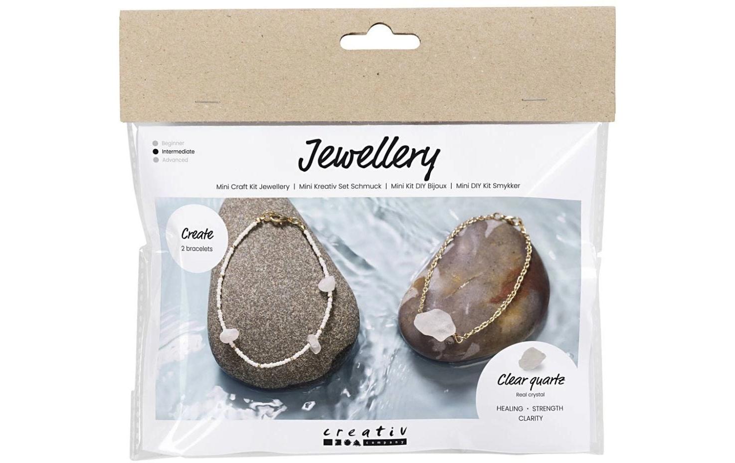 Creativ Company Schmuck Bastelset Armband aus Bergkristall Creativ Company Schmuck Bastelset Armband aus Bergkristall