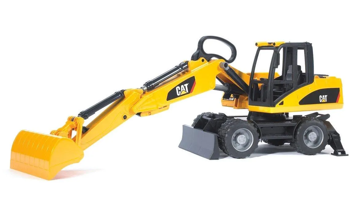 Bruder Spielwaren Baustellenfahrzeug CAT Mobilbagger Bruder Spielwaren Baustellenfahrzeug CAT Mobilbagger