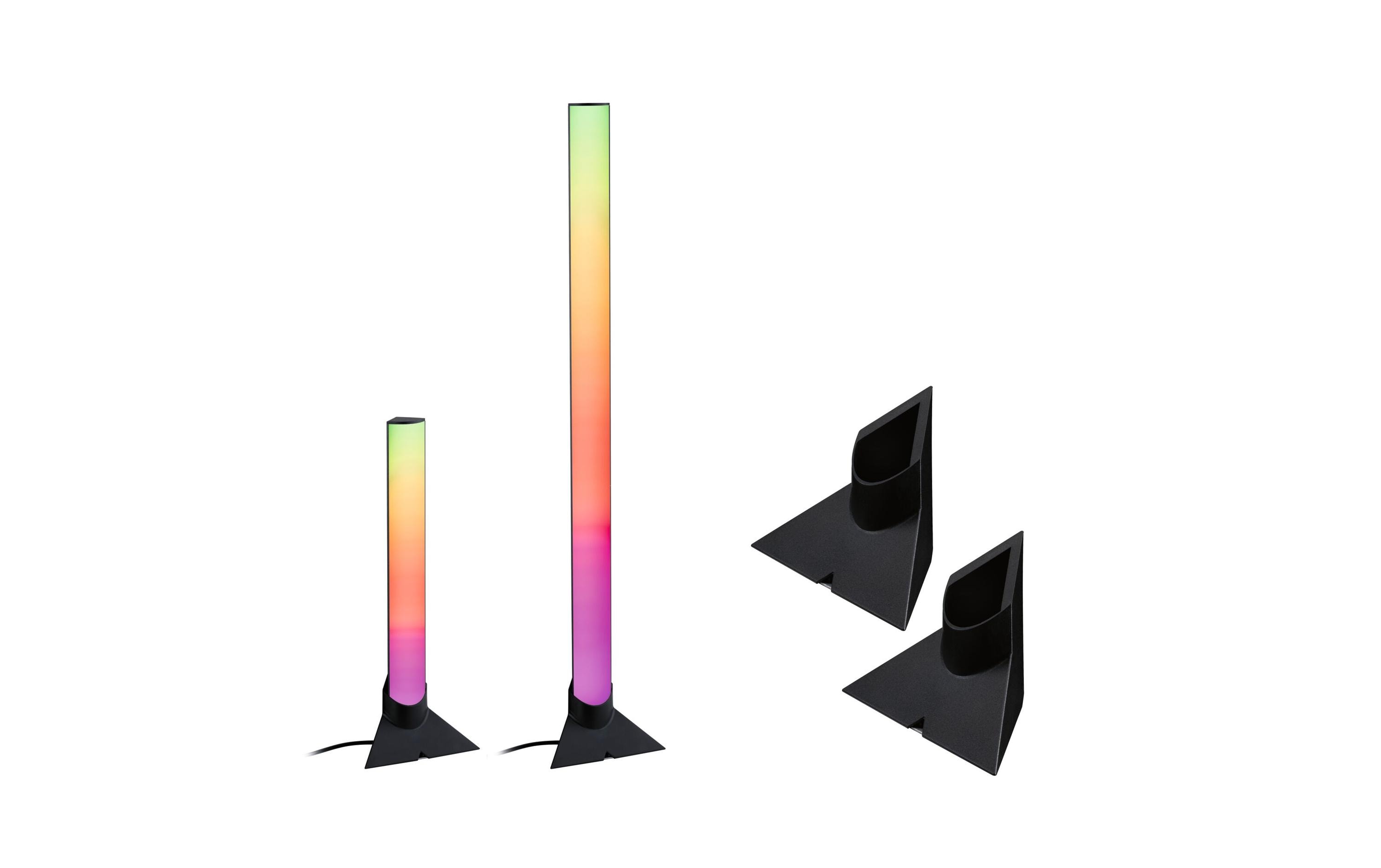 Paulmann EntertainLED Standfuss, 132 x 67 mm, Schwarz, 2 Stück