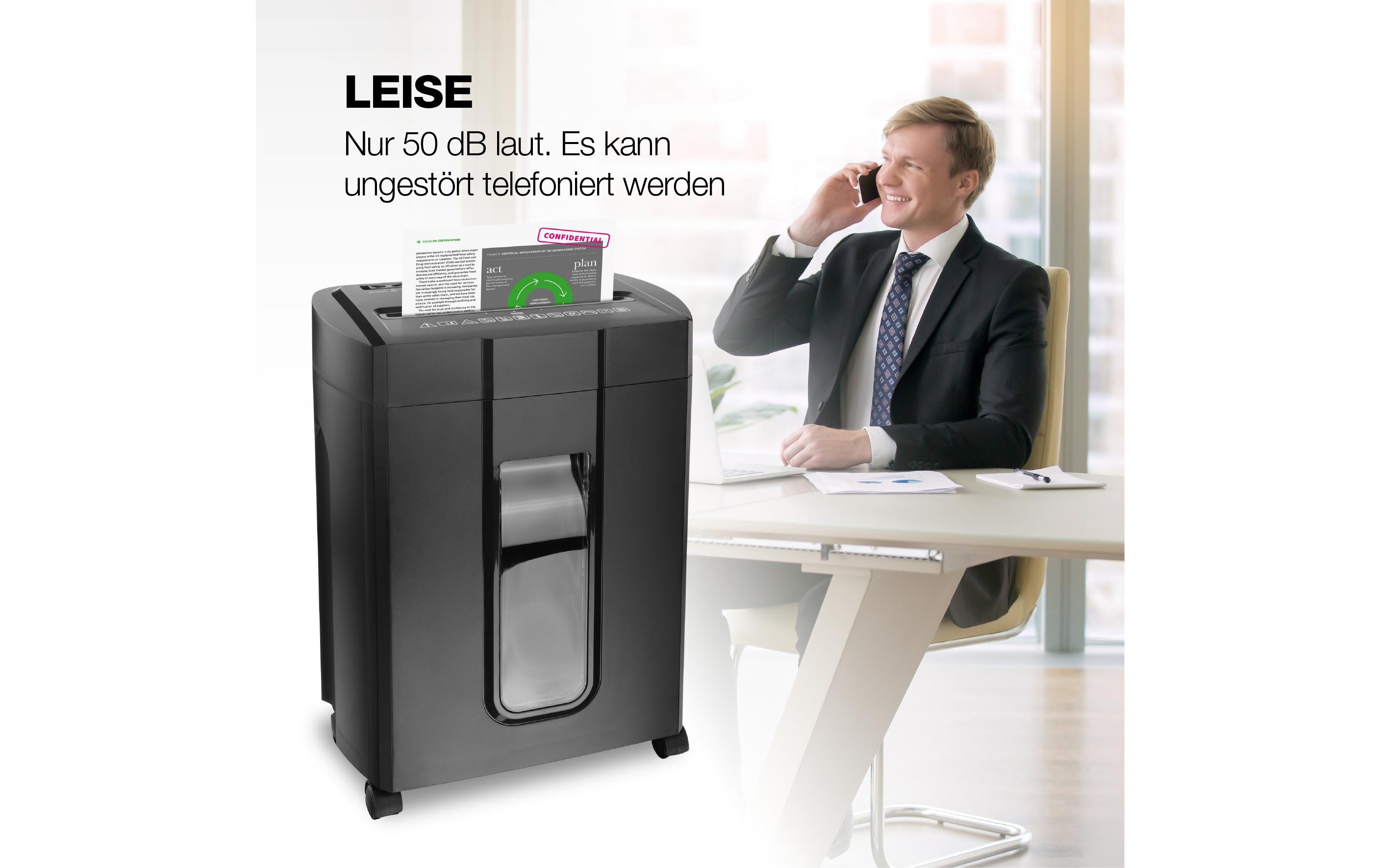 Peach Bürogeräte Aktenvernichter PS500-70OP P-4, 14 Blatt Peach Bürogeräte Aktenvernichter PS500-70OP P-4, 14 Blatt