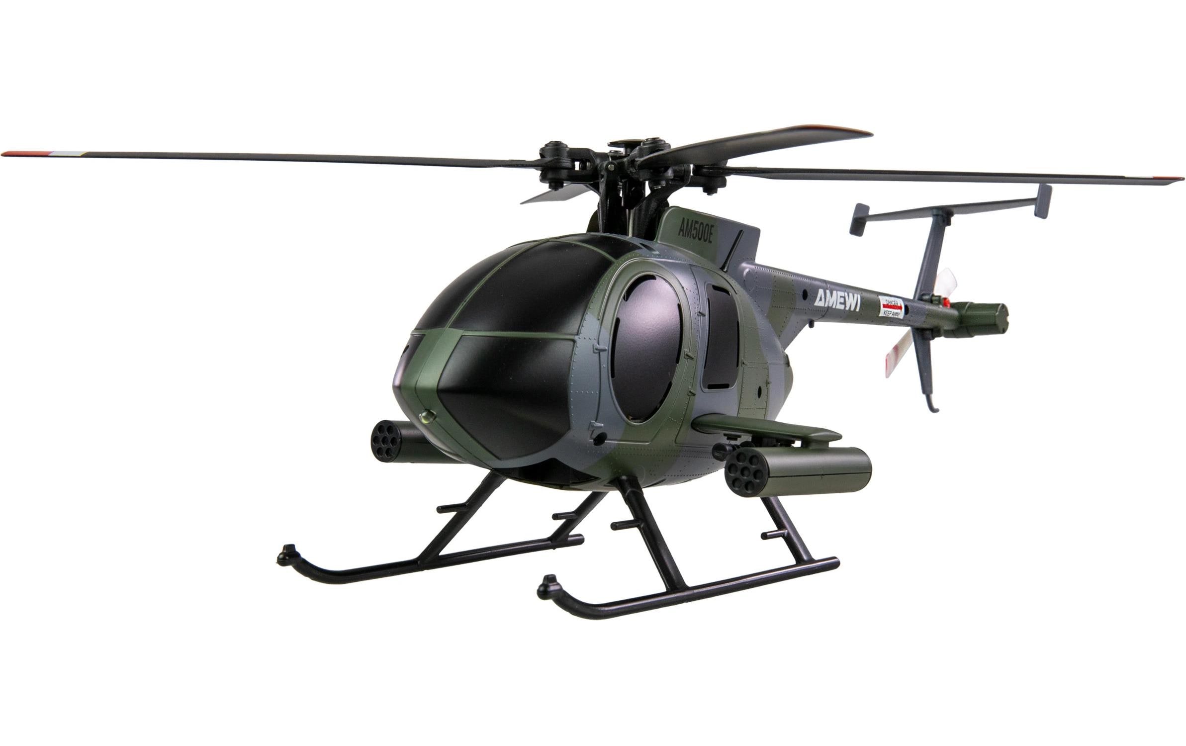 Amewi Helikopter Hughes MD500 Militär 4-Kanal 6G RTF Amewi Helikopter Hughes MD500 Militär 4-Kanal 6G RTF