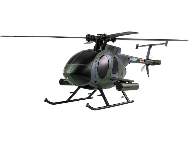 Amewi Helikopter Hughes MD500 Militär 4-Kanal 6G RTF Amewi Helikopter Hughes MD500 Militär 4-Kanal 6G RTF