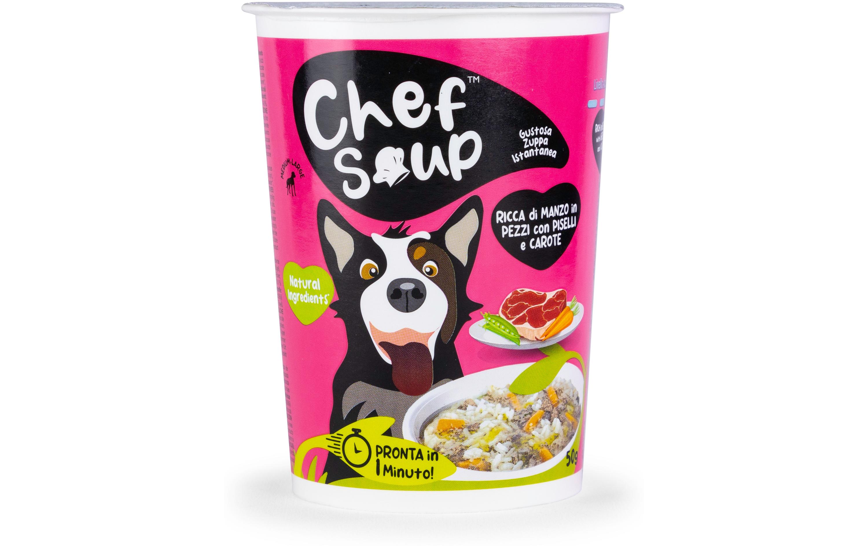 Chef Soup Rind, Erbse, Karotte 50 g Chef Soup Rind, Erbse, Karotte 50 g